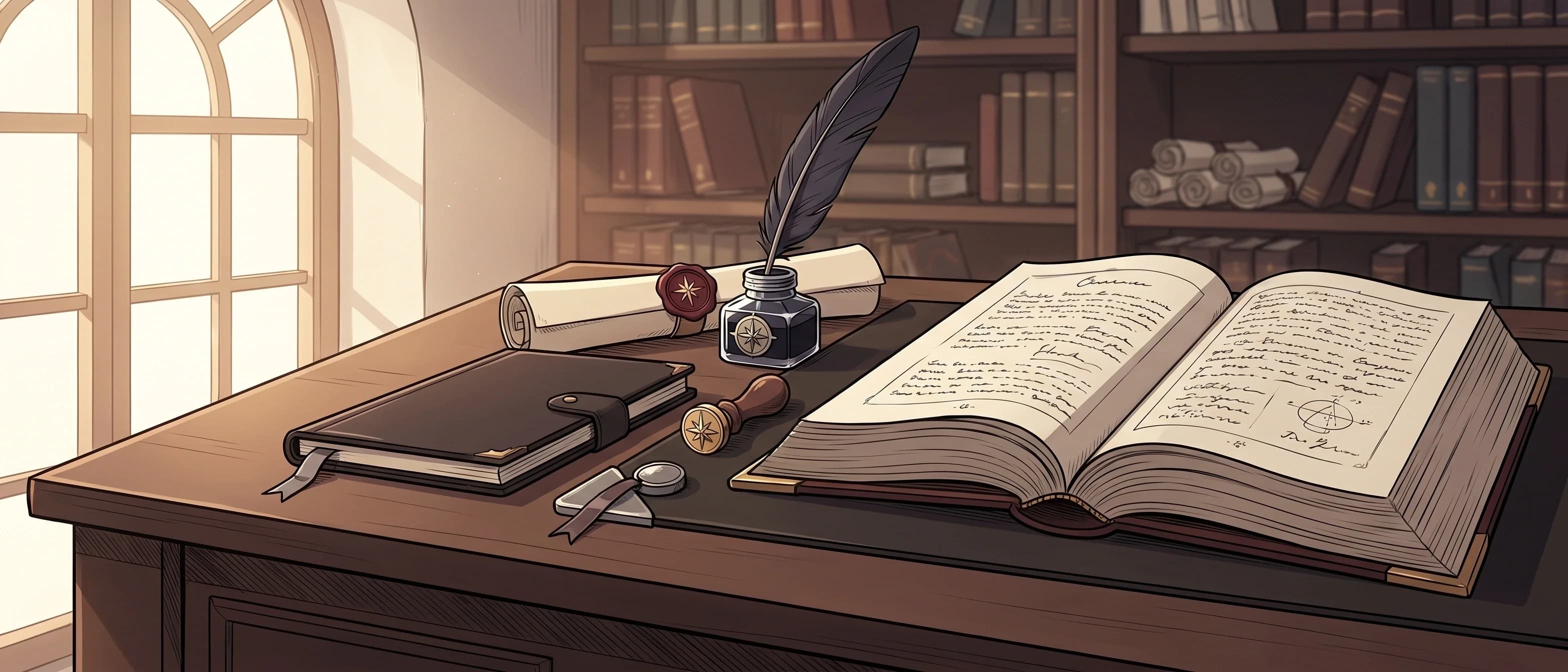 Privacy policy hero artwork for Chronicles of Eos.